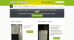 Desktop Screenshot of chillerinpakistan.com