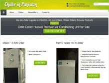 Tablet Screenshot of chillerinpakistan.com